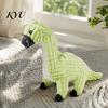 Durable Chew Toys for Small Medium Dogs Dinosaur Plush Dog Toy, Built-in Sound Device, Teething Cleaning Soft Daily Teeth Grinding Accessories
