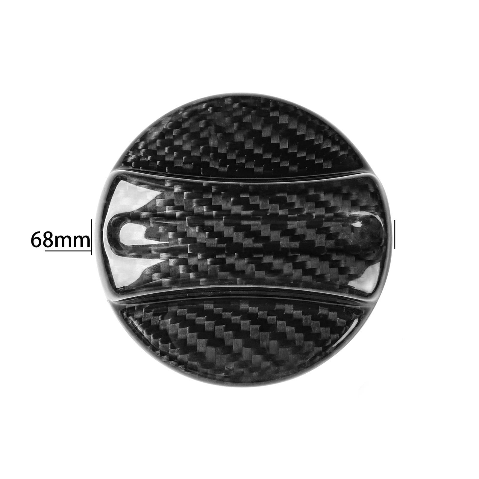 For BMW E90 E92 G30 F20 F21 F30 F32 F34 F80 F82 G80 G82 G83 G87 M3 M4 Carbon Fiber Car Fuel Tank Oil Gas Cap Trim Cover decor without Logo