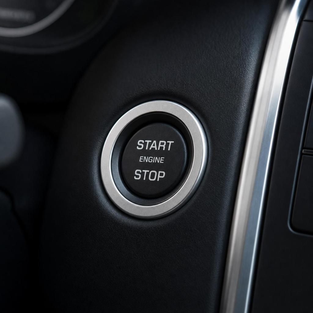 Engine Activation Stop Button Decorative Push Start Luxurious