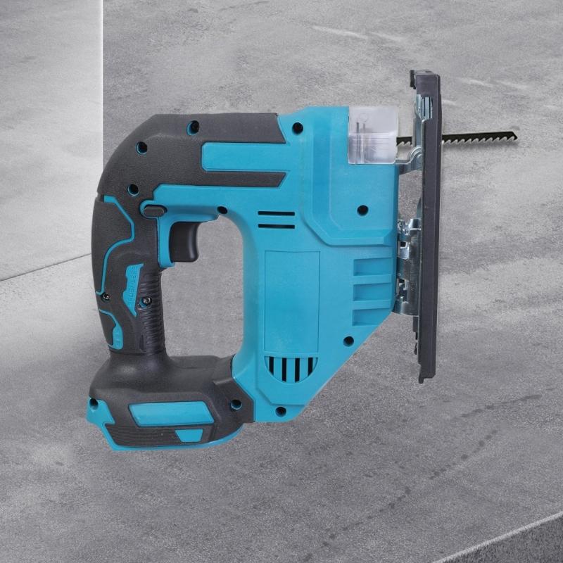 Rechargeable Cordless Jigsaw Electric Jigsaw Portable Handle Jigsaw Woodworking Power Tool Accessories for 21V Battery
