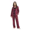 Chelsea Peers Womens/Ladies Plaid Collared Long Pyjama Set