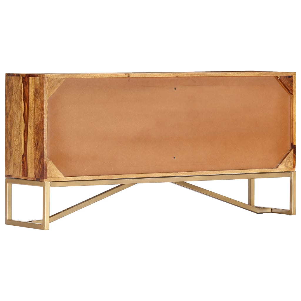 Sideboard 118x30x60 Cm Solid Acacia Wood