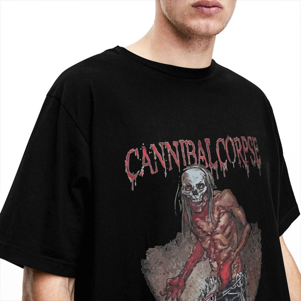 Cannibal Corpse Folter T-Shirts Merch Herren Damen 100% Baumwolle Vintage T-Shirt Kurzarm Kleidung Original