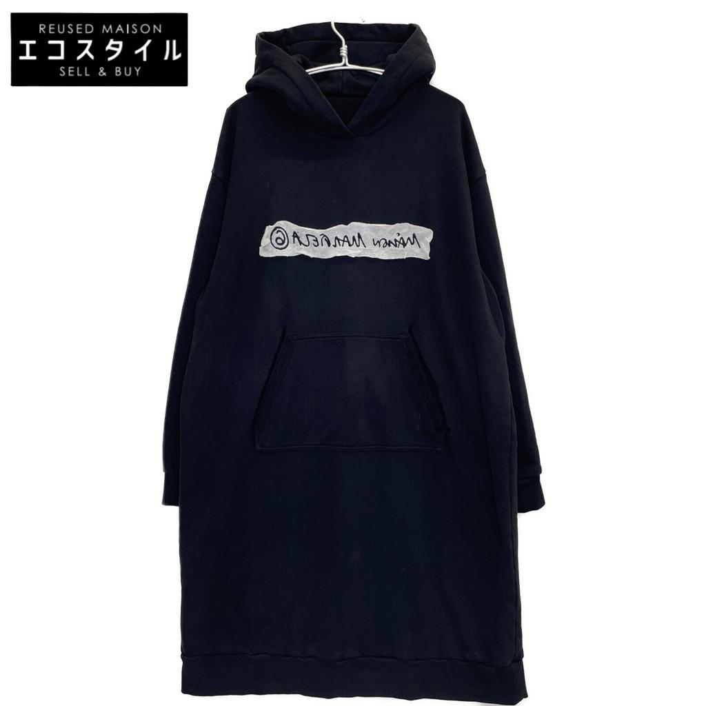 MM6 Black 21AW S62CT0158 Reversible Hoodie Dress dress L blackUsed