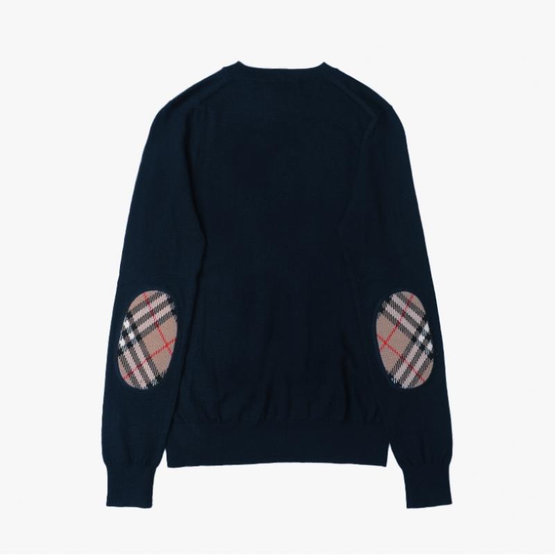 Burberry 8075012 Bempton Vampton Check Patch Merino Wool Women S Knit