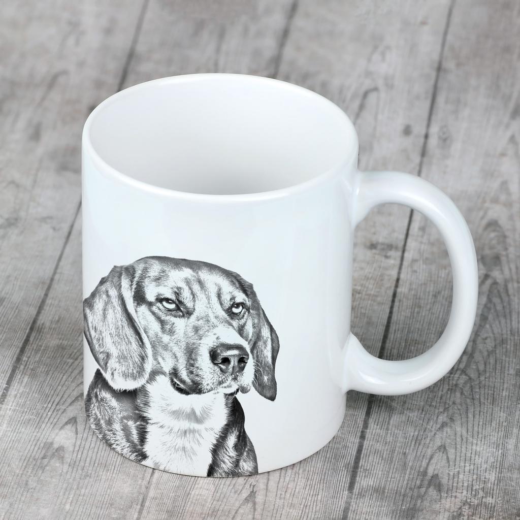 Beagle - Cup with a Dog, Cheerful Cup for a Dog Lover, Personalized Gift from the Art-Dog Brand