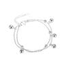 Copper Anklets, Multi-Style Star/Leaf/Dolphin Charm Double Layer Ankle Bracelets for Women
