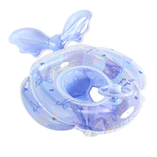 Mermaid Pool Float Mermaid Tail Shaped Inflatable Swimming Ring with Seat Infant Pool Floaties for Baby Girls Boys Toddlers