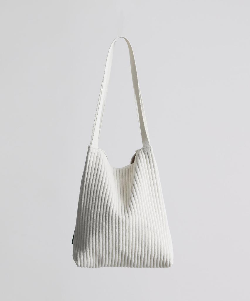 Green Stuff Effortlessly Boxy Shopper Bag 61 Ribbed Corduroy - Ivory