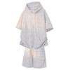 Kapuzenpullover und Shorts Eis Locker Kapuzenpullover und Übergröße Sommerkleidung [BUTMYJ] Herren Set, Seide, Schweißableitend, Schnelltrocknend, Atmungsaktiv, Geruchsresistent,