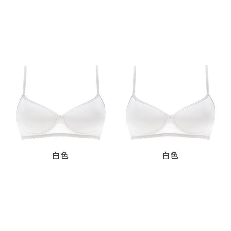 100% Silk Bra Women Thin Padded No Underwire Small Bust Support Breathable Daily Wear
