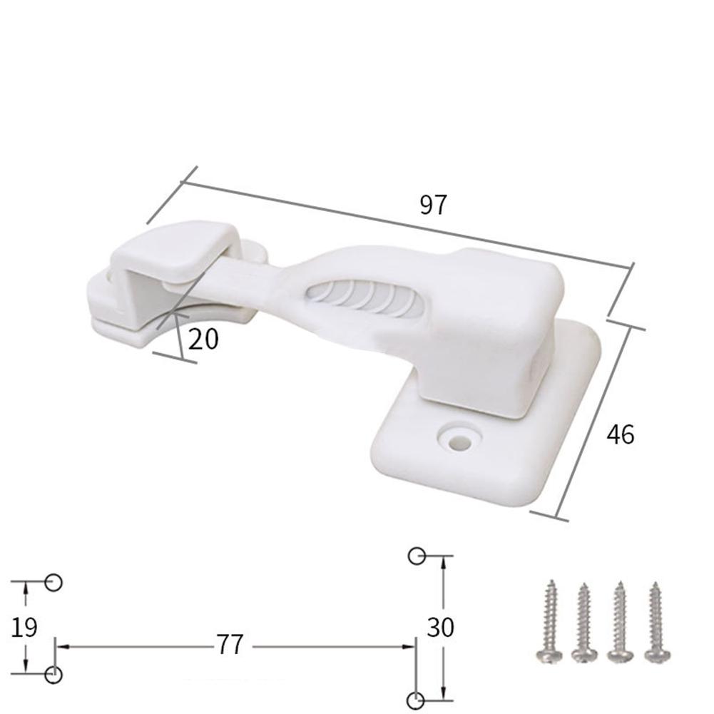 1 Pcs Caravan Door Holder Door Lock Rotating Latch Door Stop For Caravan Furniture For Camper Cargo Furniture Hardware Home