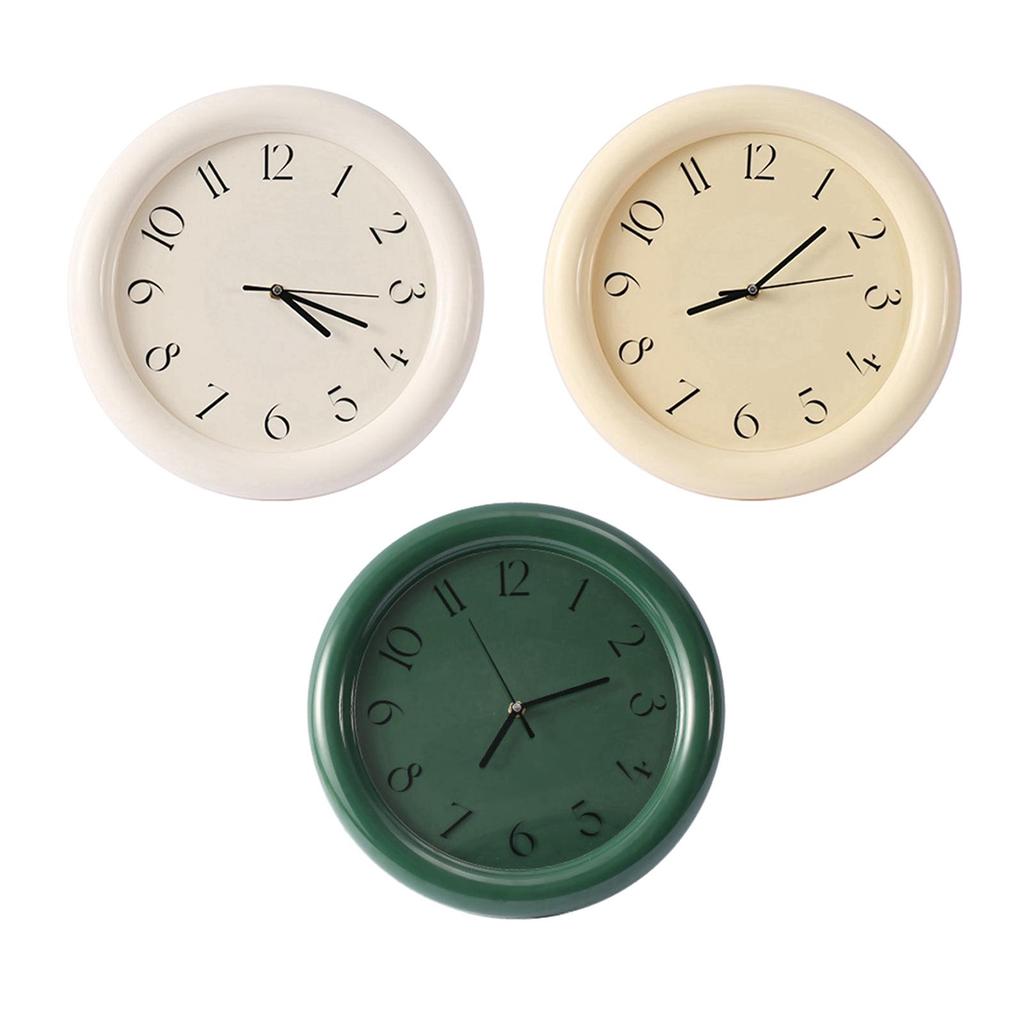 Hanging Wall Clock Wall Art Clock Decorative Clock Mute Clock for Bathroom Study