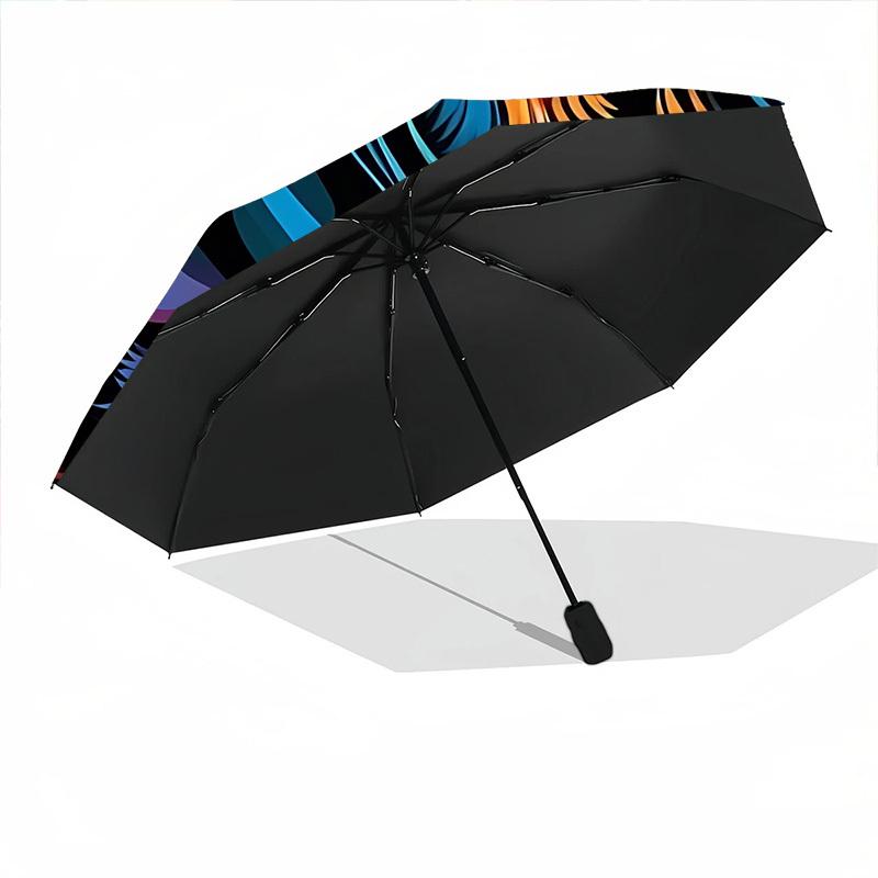 1pc Dachshund Art Print Automatic Folding Umbrella. casual outdoor accessory, for all seasons yy250924062
