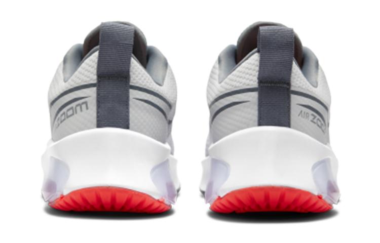 Nike Air Zoom Arcadia Abrasion Resistant Low Top Kids' Running Shoes Gray Pink CK0715-011