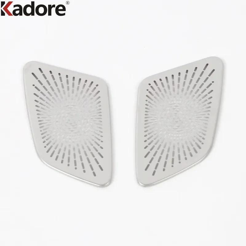 Car Accessories For Honda CRV CR-V  2024 Stainless Interior Front Door A Pillar Audio Stereo Speaker Cover Trim (No Hybrid)