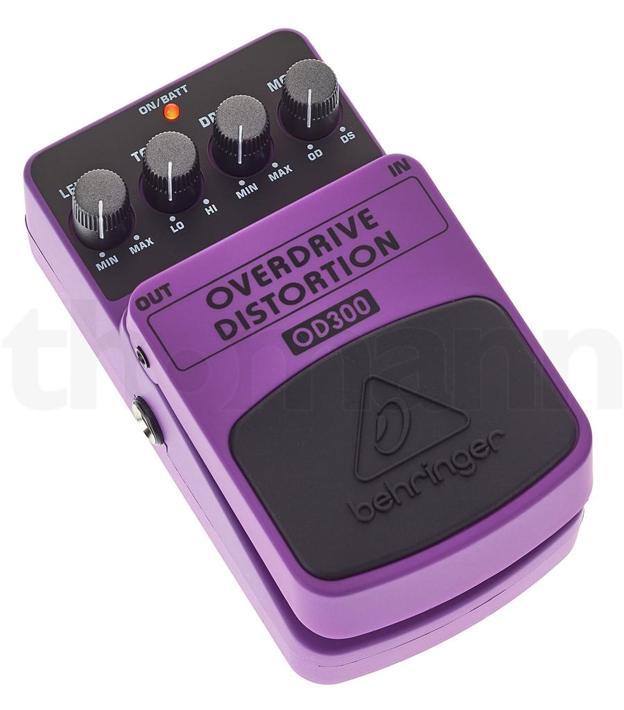 BEHRINGER OVERDRIVE/DISTORTION OD300 Distortion Effects Pedal