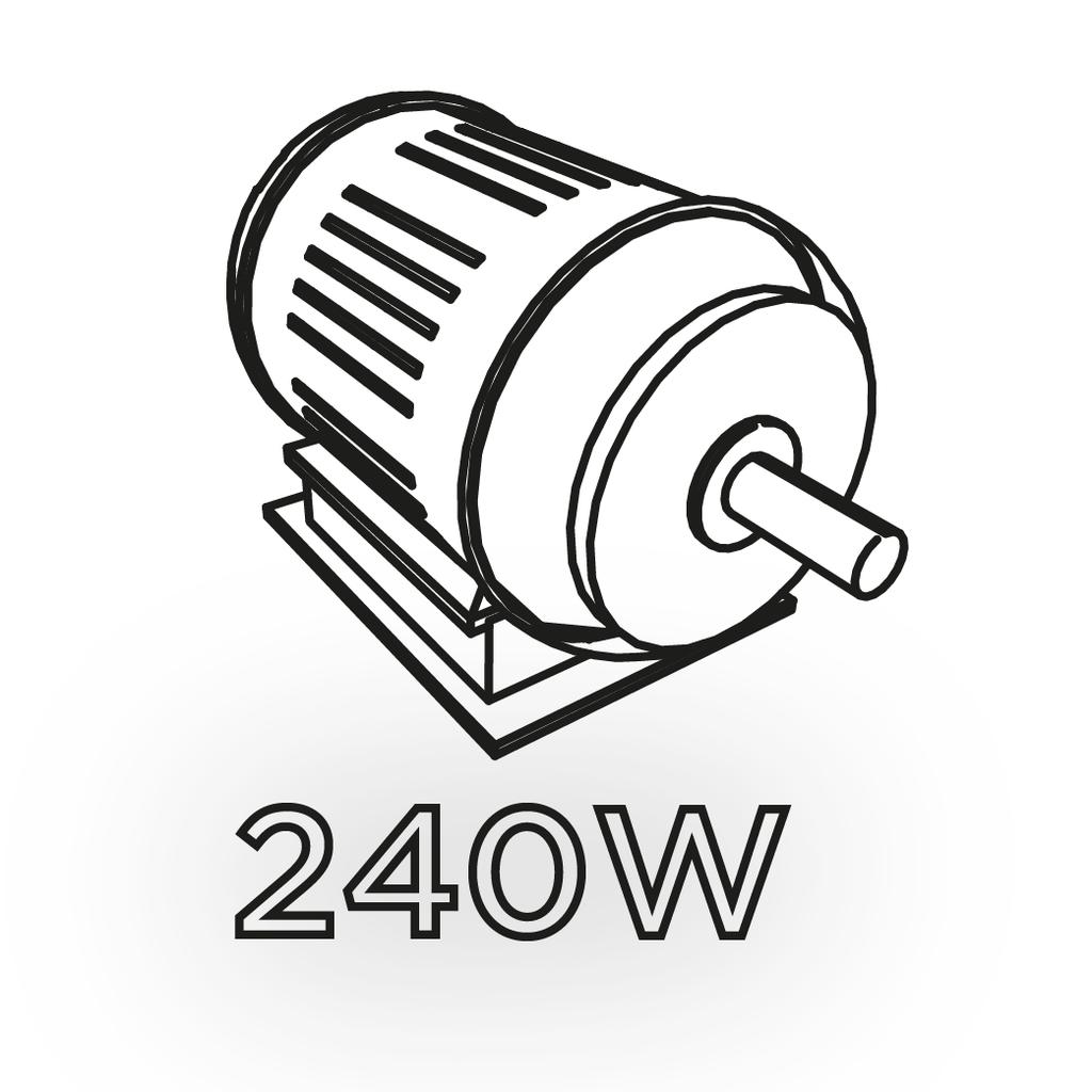 240W Orbital Sander, 110 X 100 Mm Pad