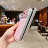 Plaid Rhinestone Protective Case for Apple 17 Pro Max/16 Pro - Large Window, Drop-Proof Design
