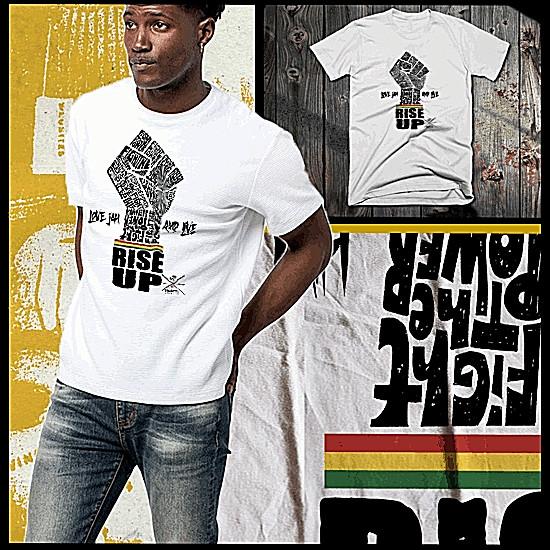 

Reggae T-Shirt Black History African Melanin African Pride Rasta Love Jah Live XL