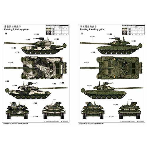 Trumpeter 1/35 scale Russian T-90A Main Battle Tank "Vladimir Turret" 05562 Plastic Model
