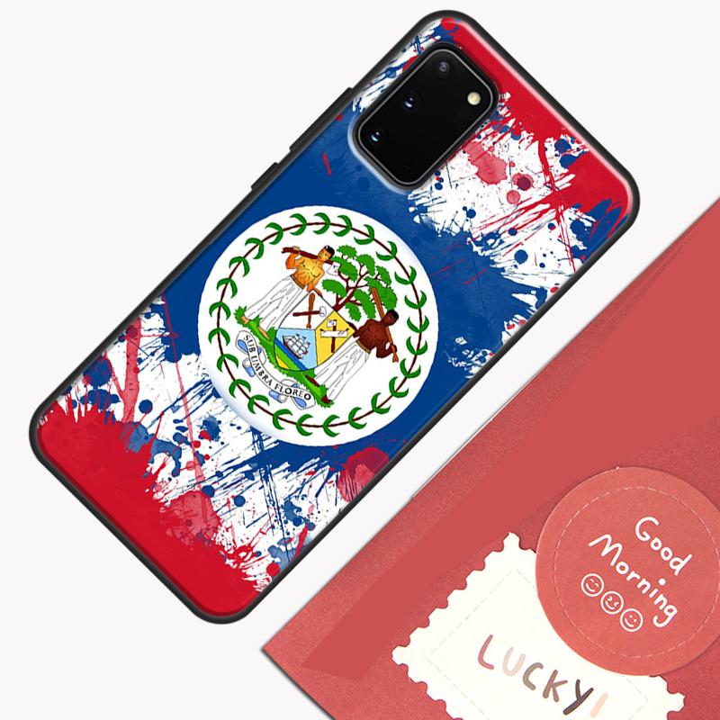 Belizean Flag Phone Case For Samsung Galaxy S24 S26 Ultra S20 S21 S22 S23 S25 Plus S10 S25 FE Cover Shell