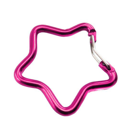 5 stk Femspissstjerneformet Karabinkrok Kraftig Aluminiumslegering Bærbar Lettvekt Utendørs Camping Klatring Snapkrok Klemme Hengende Spenne