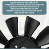Transmission Cooling Fan 53822 584282001 Replacement Parts for Multiple Mowers Model 7Inch Plastic 10 Blade