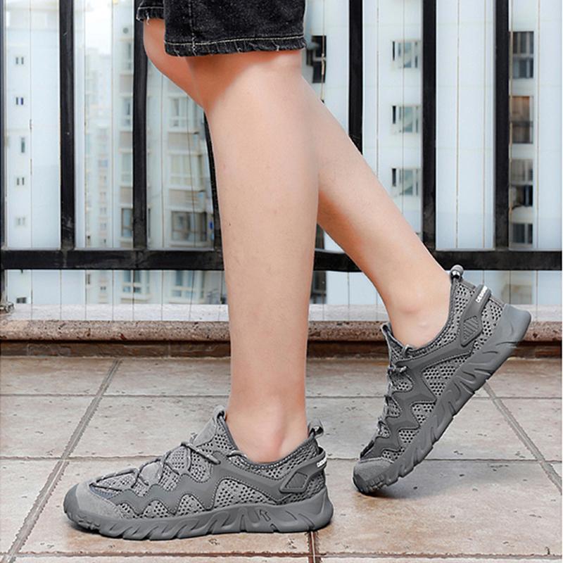 Men's Shoes, Summer Trend Hollowed Out Breathable Mesh Shoes, Casual Sports, Men's Cool and Fashionable Casual Shoes