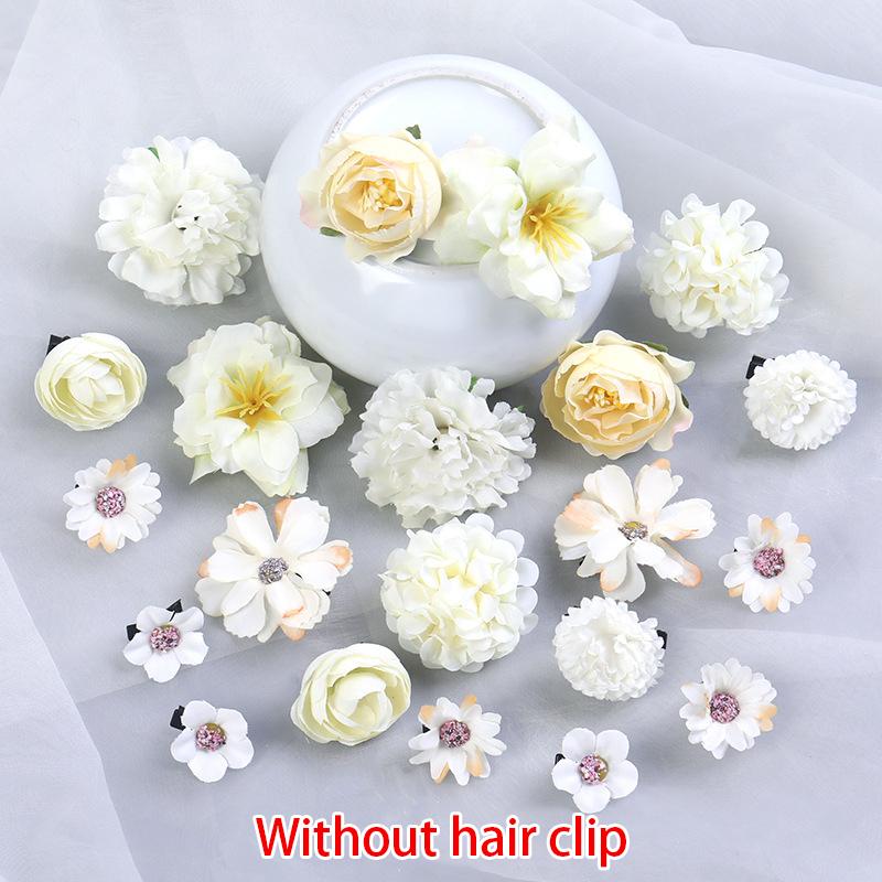 21 шт. Смешанные искусственные цветы Материалы для DIY выпускной шапки Цветы Искусственные цветы для свадьбы Бракосочетания Поделки Украшения