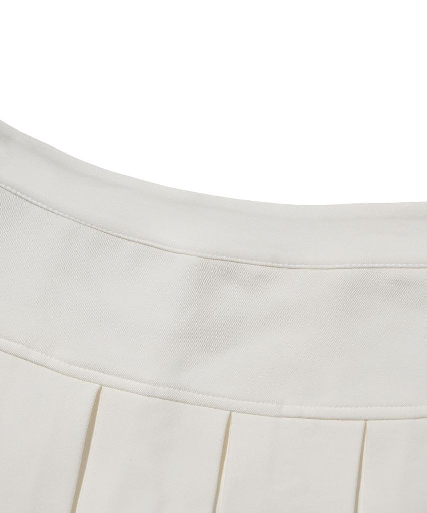 ROIDESROIS Women'S Pleated Tennis Skirt (White)