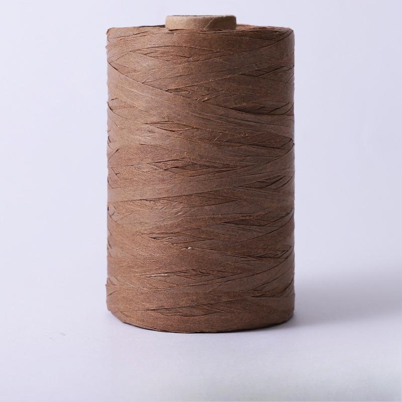 280-300M Natural Paper Raffia Yarn for Hand Knitting Crochet Straw Sandals Summer Hats DIY Hook Bags Cotton Grass Thread