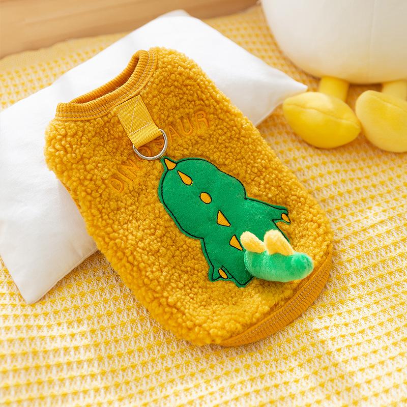 Cat Clothes Autumn and Winter Cute Small Animal Warm Fleece Small Dog Kitten Dog Bipedal Pet Cat Clothing