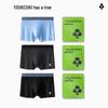 Youkeshu Men's Ice Silk Antibacterial Boxer Briefs