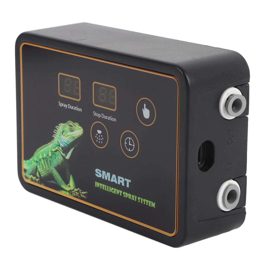Timer do terrarium z systemem zraszania Tropikalny Cichy Sterowanie dotykowe Automatyczny zraszacz dla gadów z timerem Regulowany w 360 stopniach