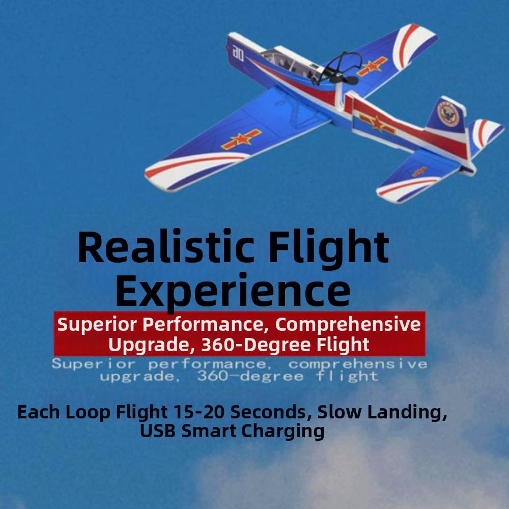 PP Electric Large Foam Glider Aircraft Toy USB Rechargeable Hand Throwing Flying Airplane