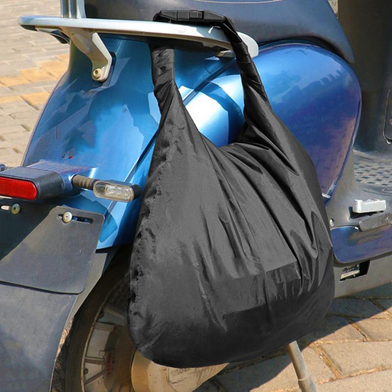 Portable Travel Motorcycle Waterproof Equipments Bag Motorbike Helmet Bag Combination Lock Anti-Theft Luggage Storage Bag