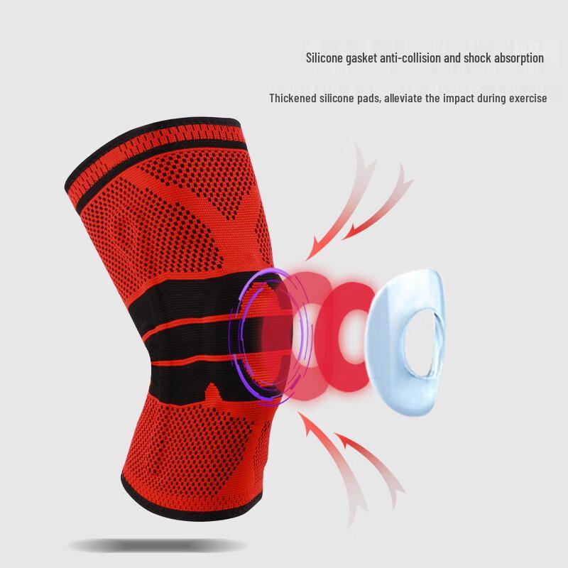 Maizida Sports Silicone Knee Pad with Spring Support