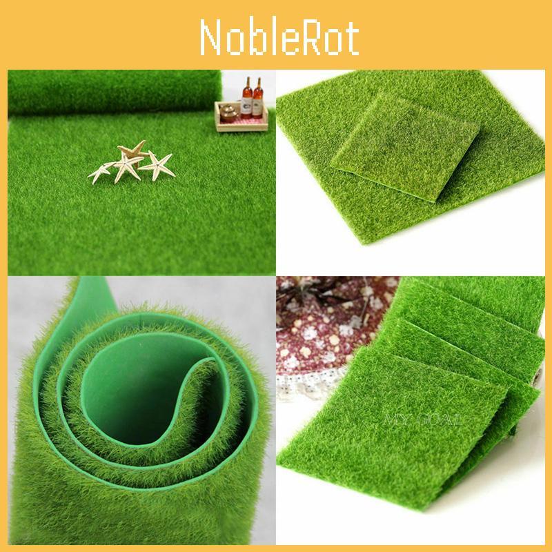 Garden Artificial Grass Lawn Moss Miniature Craft Pot Fairy Decoration Dollhouse