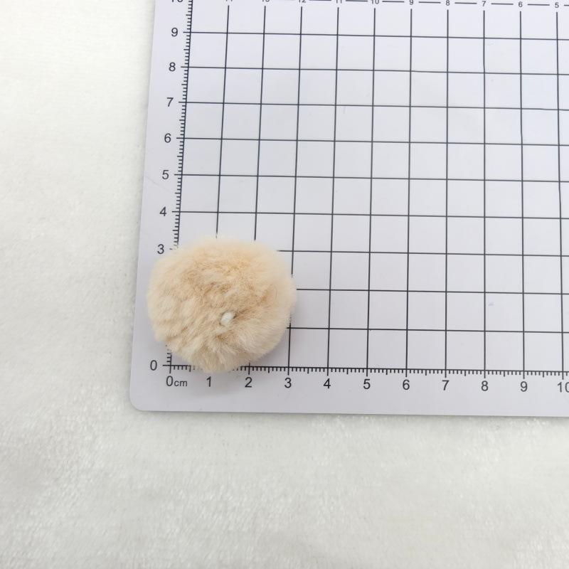 Dostupný: 3mm pompony z umělé králičí srsti jako doplňky pro náušnice, čepice, pokrývky hlavy, DIY řemesla a přívěsky na klíče.