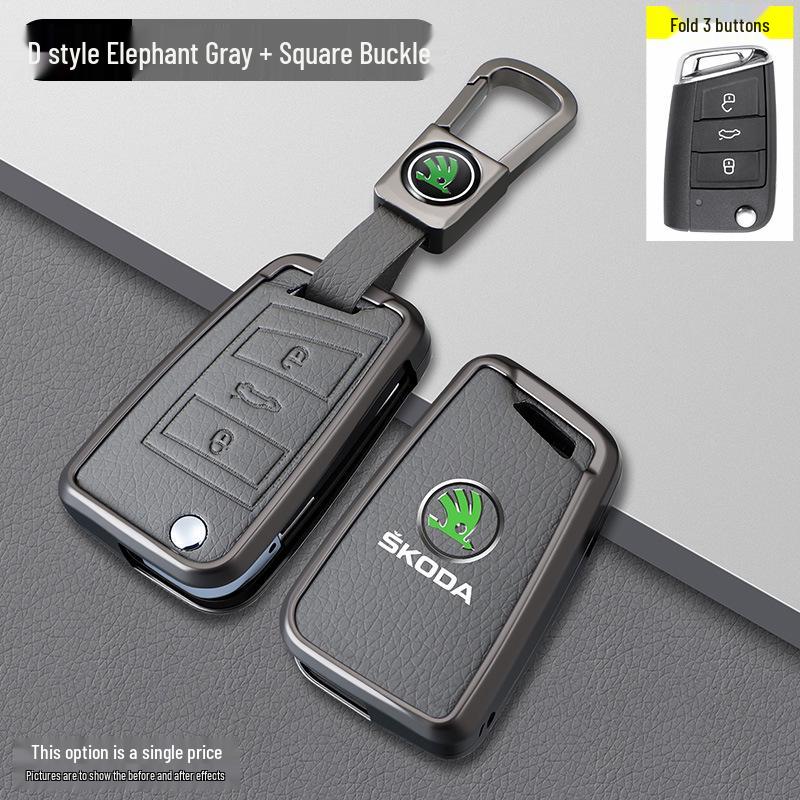 Skoda Kodiaq Elephant Grey Car Key Holder