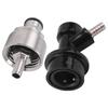BHBL Beer Brewing Carbonation Cap with 5/16Inch Barb Ball Lock Disconnect Set,Fit Soda Beer Most of Drink PET Bottles