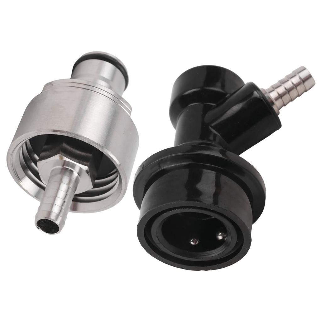 BHBL Beer Brewing Carbonation Cap with 5/16Inch Barb Ball Lock Disconnect Set,Fit Soda Beer Most of Drink PET Bottles