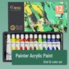 Set di Vernici Acriliche per Artisti, 36 Colori (Tubi da 12 ml), Senza Formaldeide, Portatile per Progetti Artistici Fai da Te