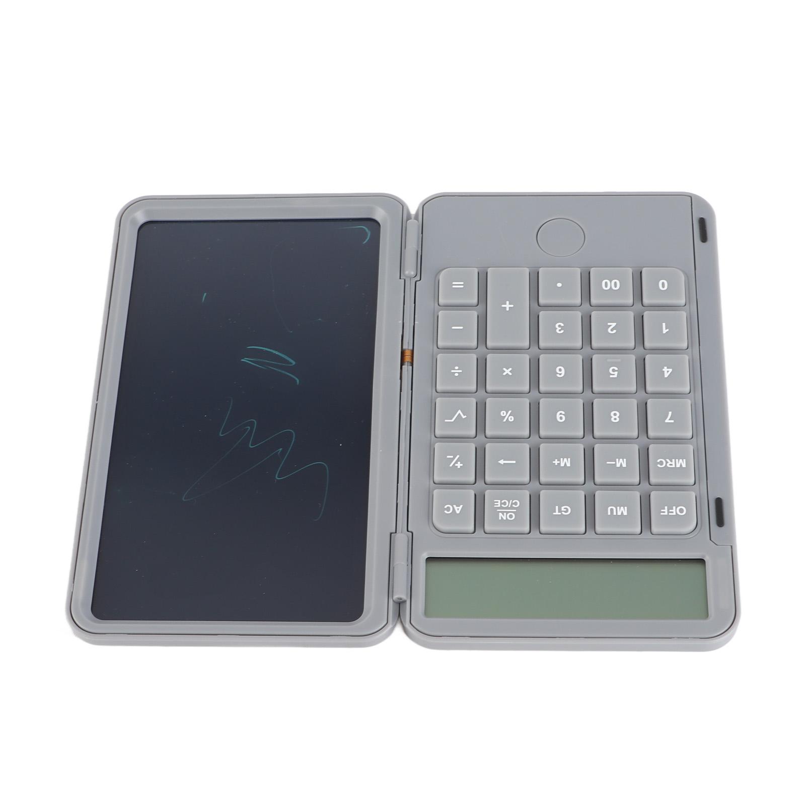 

Calculators with Writing Tablet Pen Foldable Rechargeable Counter for Students Clerk
