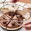 Stainless Steel Cake Cutter Slicer Pizza Pie Cutter 6/7/8 Equal Portion Marker Round Bread Divider Pastry Cheese Pizza Cutter