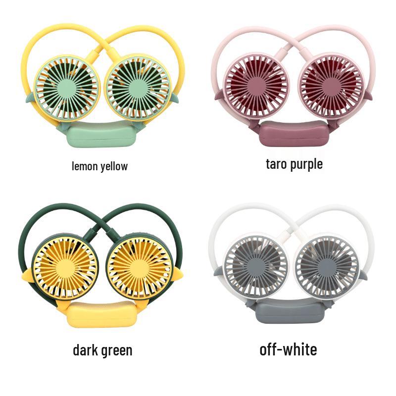 USB Wiederaufladbarer Umhängeventilator - Tragbar, Faltbar, Für den Außenbereich