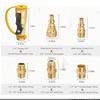 Propane Quick Connect 7pcs Set for Low Pressure RV Gas Appliances Compatible with Camping Stoves Heaters Grills and Fire Pits