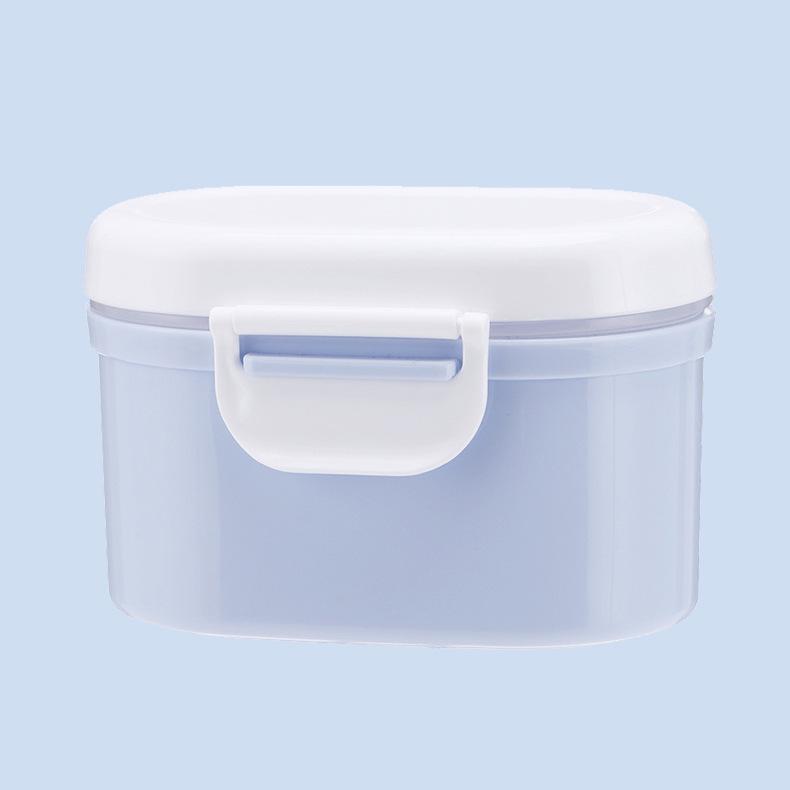 Portable Large-Capacity Baby Milk Powder Box - Airtight, Multilayered, Compartmentalized Storage
