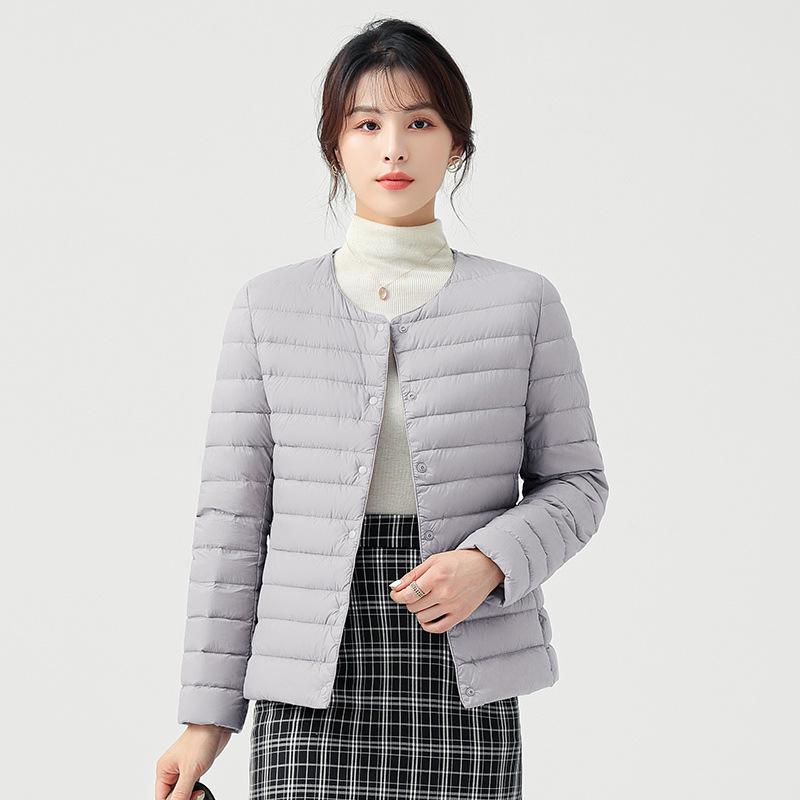 Women's Slim Fit Lightweight Down Jacket - Warm, Casual, Outdoor Windbreaker